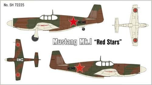 Special Hobby 72225 Mustang Mk.I Red Stars (1:72)