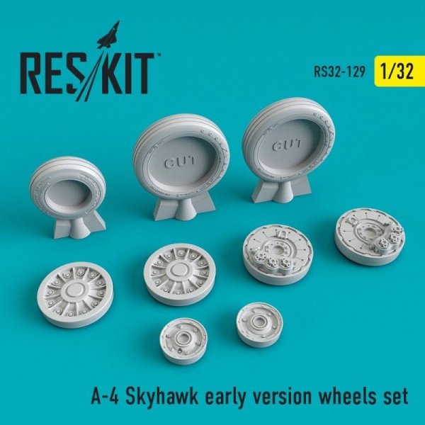 RESKIT RS32-0129 A-4 Skyhawk early version wheels set 1/32