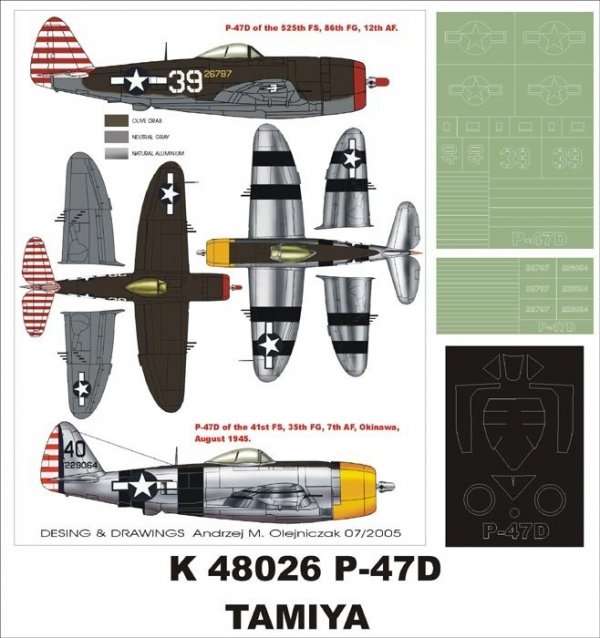 Montex K48026 P-47D Bubbletop 1/48