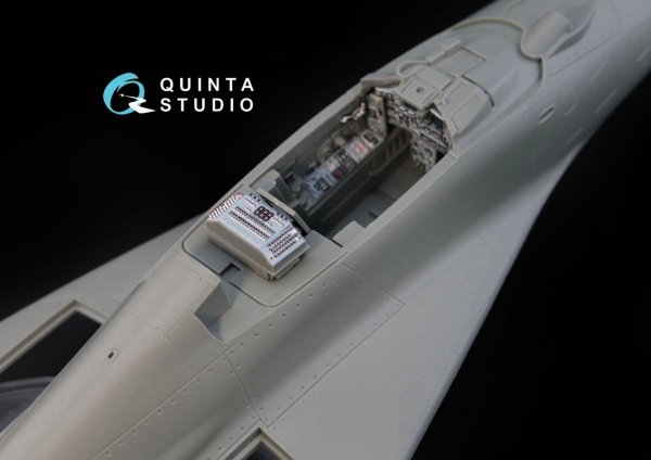 Quinta Studio QD48008 MiG-29 (9-12) 3D-Printed &amp; coloured Interior on decal paper (for GWH kits) 1/48