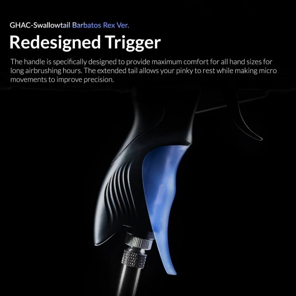 Gaahleri 42564 Ace Series GHAC-Swallowtail &amp; Barbatos Rex 0,28 &amp; 0,5 &amp; 0,7 mm Airbrush