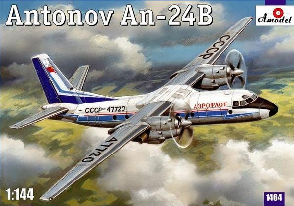 A-Model 01464 Antonov An-24B 1:144