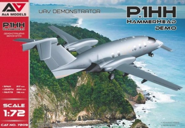 A&amp;A Models 7209 P1.HH Hammerhead UAV Demostrator 1/72