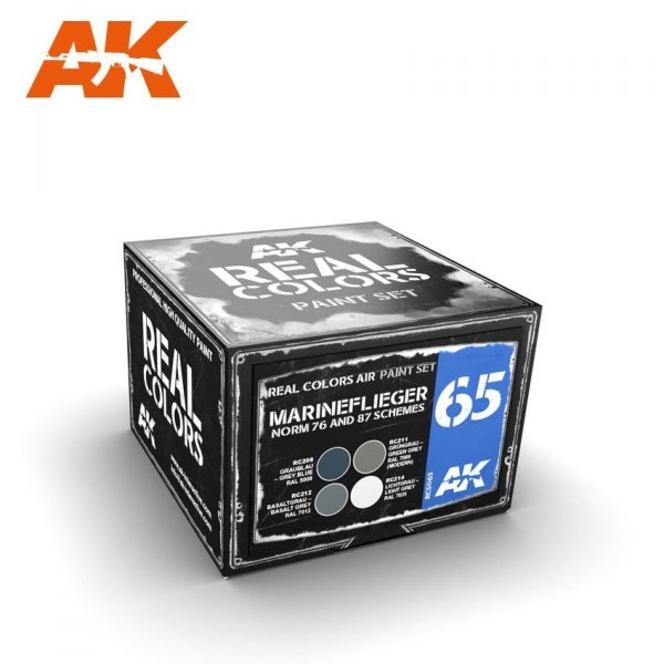 AK Interactive RCS065 MARINEFLIEGER NORM 76 AND 87 SCHEMES SET 4x10ml