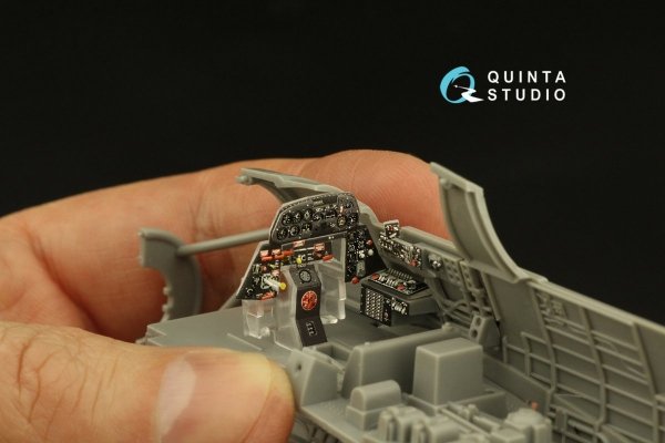 Quinta Studio QD48385 TBM-3 Avenger 3D-Printed &amp; coloured Interior on decal paper (Accurate miniatures/Academy) 1/48