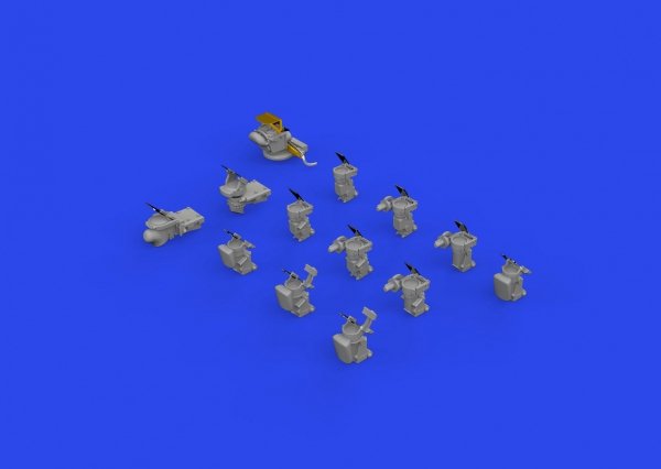 Eduard 6481031 P-51B/ C gun sights PRINT EDUARD 1/48