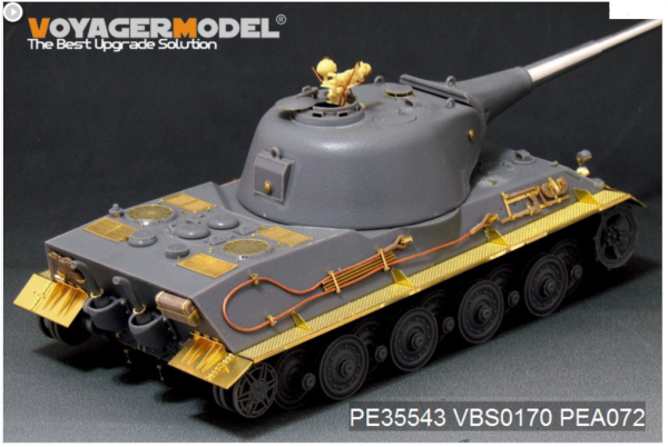 Voyager Model PE35543 WWII German Pz.Kpfw.VII lowe Super Heavy tank For Amusing hobby 35A005 1/35