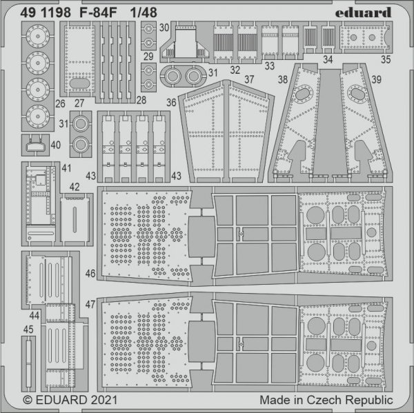 Eduard 491198 F-84F KINETIC 1/48