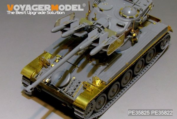 Voyager Model PE35825 Modern French AMX-13/75 w/SS-11 ATGM light tank basic (smoke discharger, Atenna base Include）For TAKOM 2038 1/35