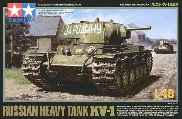 Tamiya 32535 Russian Heavy Tank KV-1 (1:48)