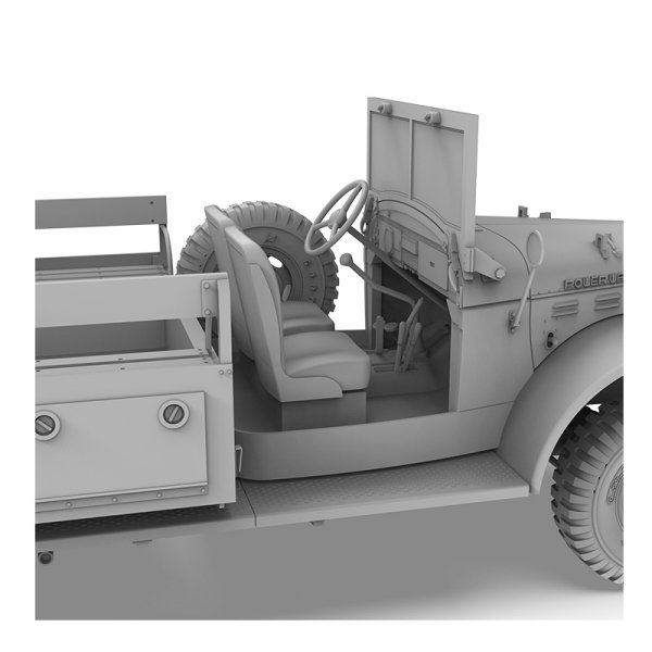 AK Interactive AK35020 IDF POWER WAGON WM300 CARGO TRUCK W/WINCH 1/35