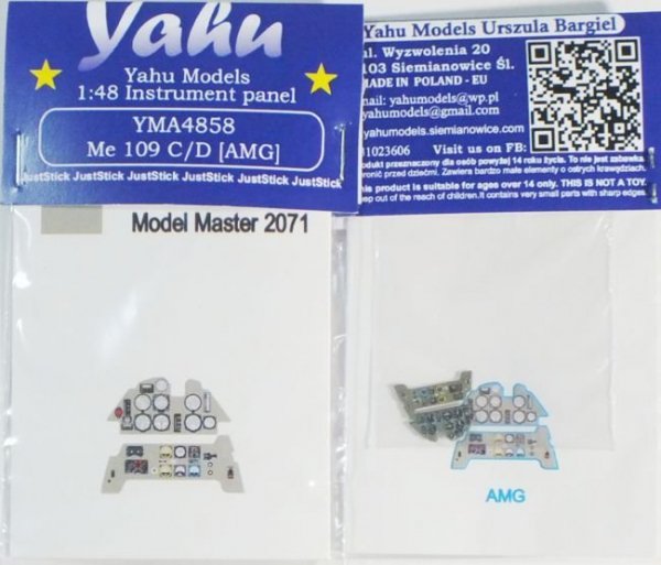 Yahu YMA4858 Me 109 C-D (AMG) 1:48