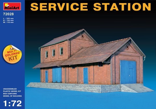 MiniArt 72028 SERVICE STATION 1:72