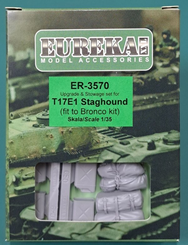 Eureka XXL ER-3570 Upgrade &amp; Stowage Set for T17E1 Staghound (Bronco) 1/35
