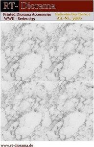 RT-Diorama 35884 Printed Accessories: Marble white Floor Nr.6 1/35