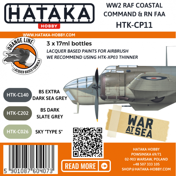 Hataka Hobby HTK-CP11 WW2 RAF Coastal Command &amp; RN FAA