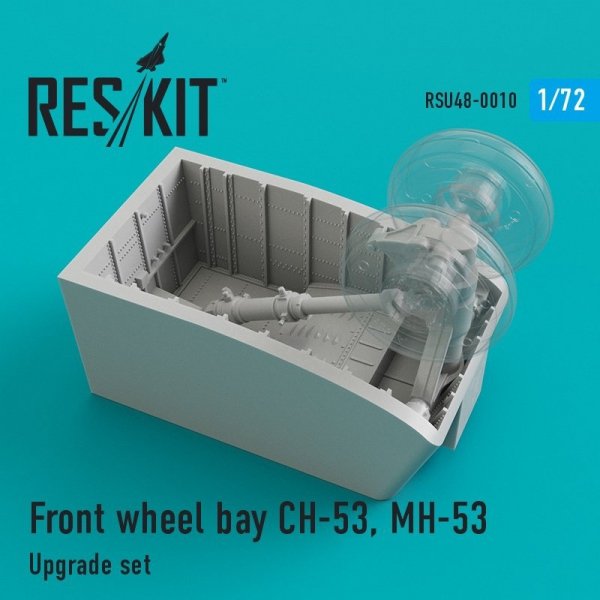 RESKIT RSU72-0010 CH-53, MH-53 Front wheel bay for Revell, Italeri, Fujimi 1/72