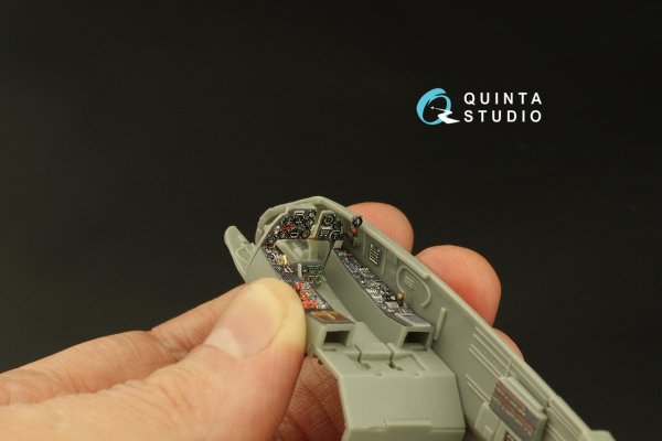 Quinta Studio QD48353 Me 410 3D-Printed &amp; coloured Interior on decal paper (Meng) 1/48