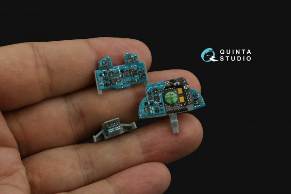 Quinta Studio QD48504 MiG-31B 3D-Printed &amp; coloured Interior on decal paper (Hobby Boss) 1/48