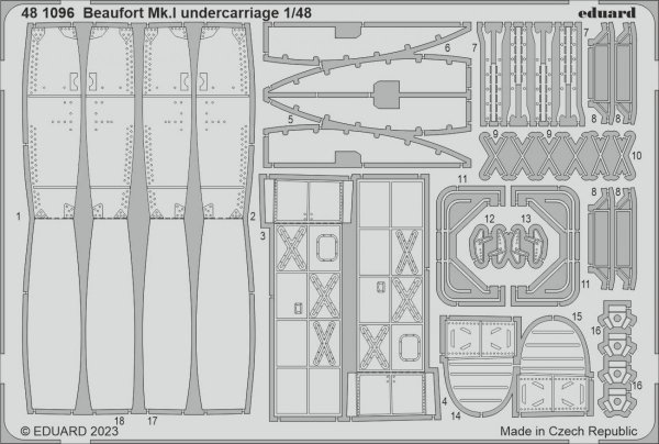 Eduard BIG49361 Beaufort Mk. I PART II ICM 1/48