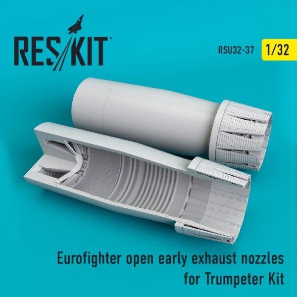 RESKIT RSU32-0037 Eurofighter open (early type) exhaust nozzles for Trumpeter Kit 1/32