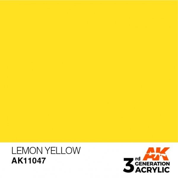 AK Interactive AK11047 Lemon Yellow 17ml