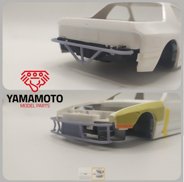Yamamoto Model Parts YMPTUN41 Bash Bar set Mazda RX-7 FC3S + intercooler 1/24