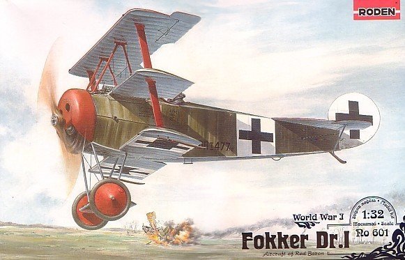 Roden 601 Fokker DR.I (1:32)