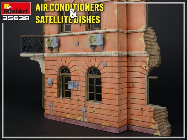 MiniArt 35638 AIR CONDITIONERS &amp; SATELLITE DISHES 1/35