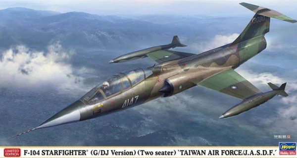 Hasegawa 07473 F-104 Starfighter (G/DJ) ROCAF/JASDF 1/72