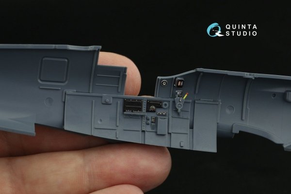 Quinta Studio QD48205 Spitfire Mk.II 3D-Printed &amp; coloured Interior on decal paper (Eduard) 1/48