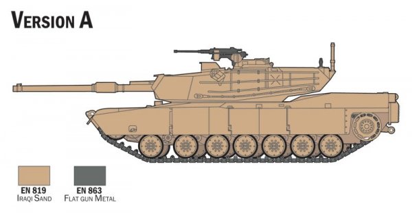 Italeri 72004 M1 Abrams - Complete Set For Modeling 1/72
