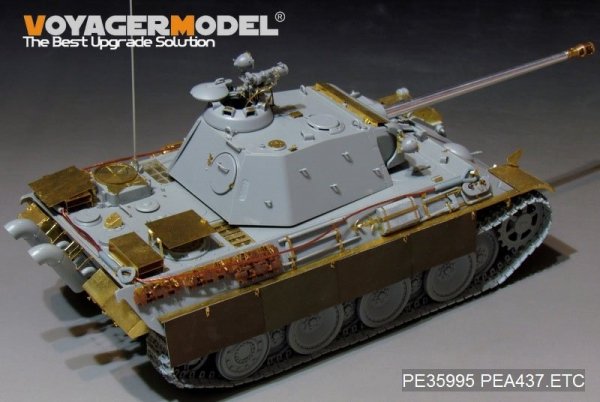 Voyager Model PEA437 WWII German Panther G/Jagdpanther G2 AntiAircraft Armor Patten1 (GP) 1/35