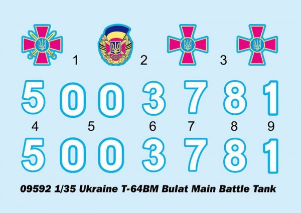 Trumpeter 09592 Ukraine T-64BM Bulat 1/35
