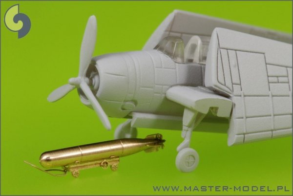 Master SM-350-072 USN Airborne torpedoes Mark 13 (22.4in) with trolleys - early type (10 pcs)