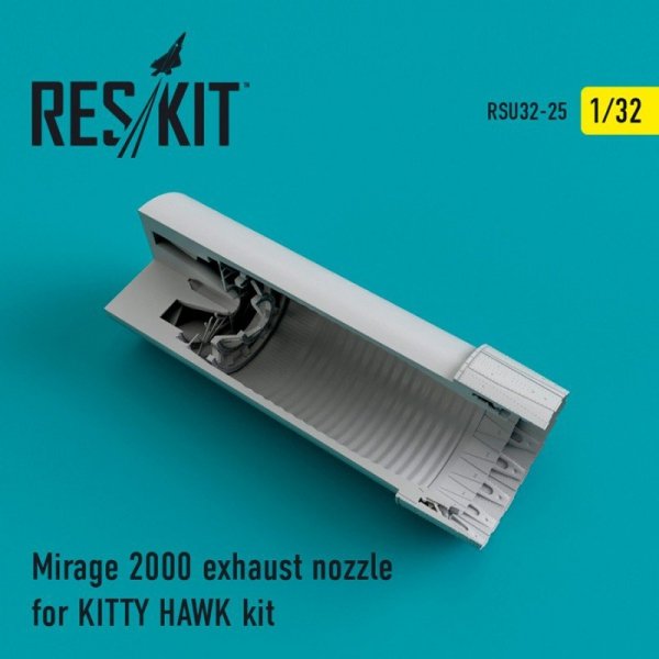 RESKIT RSU32-0025 Mirage 2000 exhaust nozzles for KITTY HAWK KIT 1/32