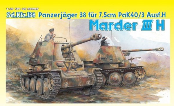 Dragon 6331 Sd.kfz 138 Panzerjager 38 fur 7.5cm Pak 40/3 Ausf H Marder III H (1:35)