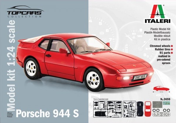 Italeri 3659 Porsche 944 S (1:24)