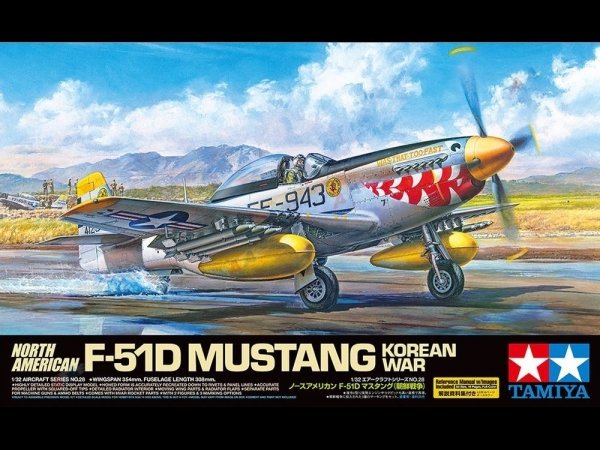 Tamiya 60328 F-51D Mustang Korean War 1/32