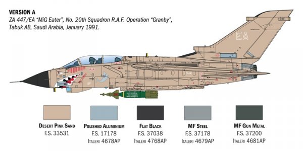 Italeri 2521 Tornado GR.1 Desert Storm 1/32