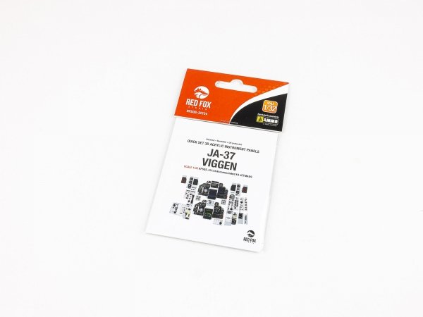 Red Fox Studio QS-32134 SAAB JA-37 Viggen for Jetmads 3D colored resin IP 1/32
