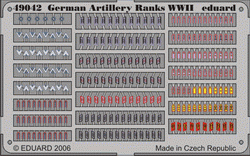 Eduard 49042 German Artillery Ranks WWII 1/48