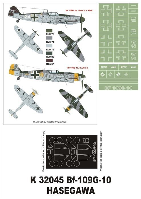 Montex K32045 Bf 109G-10 1/32
