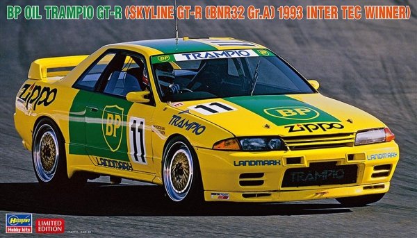 Hasegawa 20629 BP OIL TRAMPIO GT-R (SKYLINE GT-R [BNR32 Gr.A] 1993 INTER TEC WINNER) 1/24