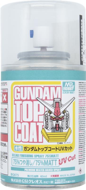 Mr.Hobby BG675 Gundam Top Coat Clear Finishing Spray