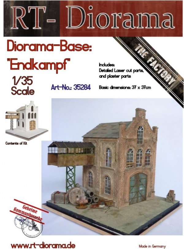 RT-Diorama 35284 Diorama-Base: &quot;Endkampf&quot; 1/35