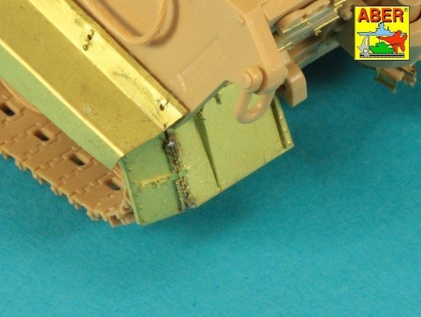 Aber 48053 Jagdtiger Sd.Kfz. 186 –przednie i tylnie błotniki / Jagdtiger Sd.Kfz. 186 –Front &amp; Rear Fenders 1/48