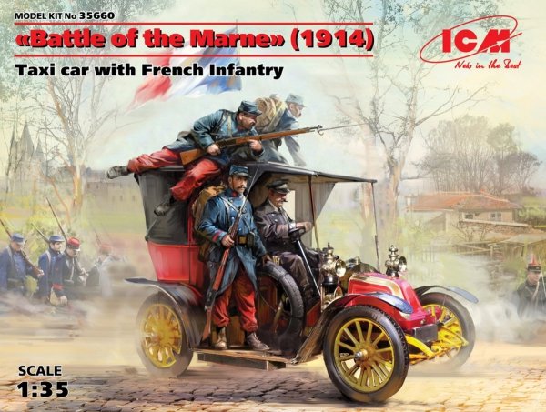 ICM 35660 Battle of the Marne (1914), Taxi car with French 1/35
