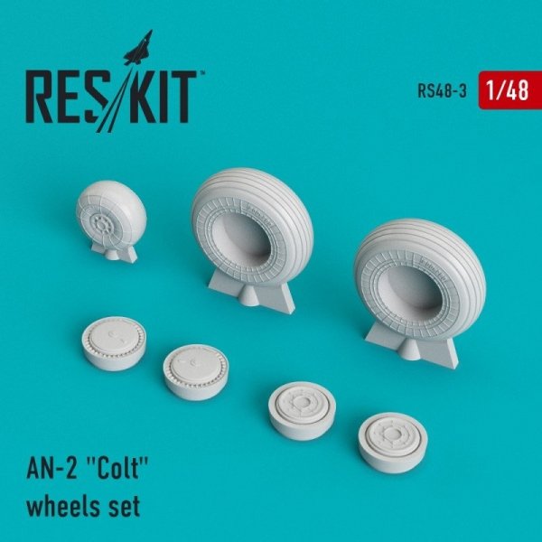 RESKIT RS48-0003 AN-2 &quot;Colt&quot; wheels set 1/48