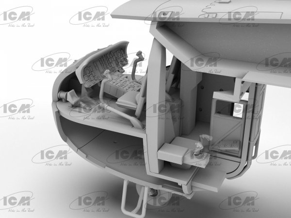 ICM 72001 Sikorsky CH-54A Tarhe, US Heavy Helicopter (100% new moulds) 1/72